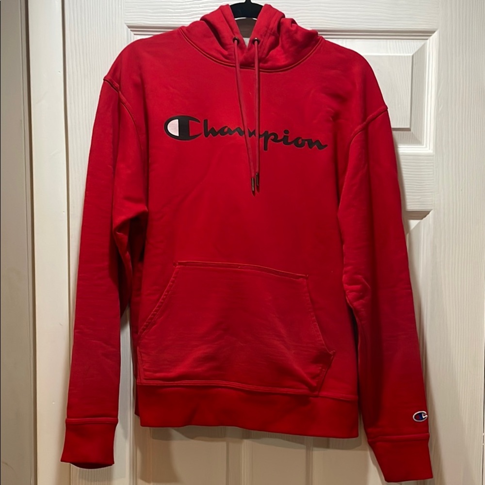 Champion Men's Red Hoodie